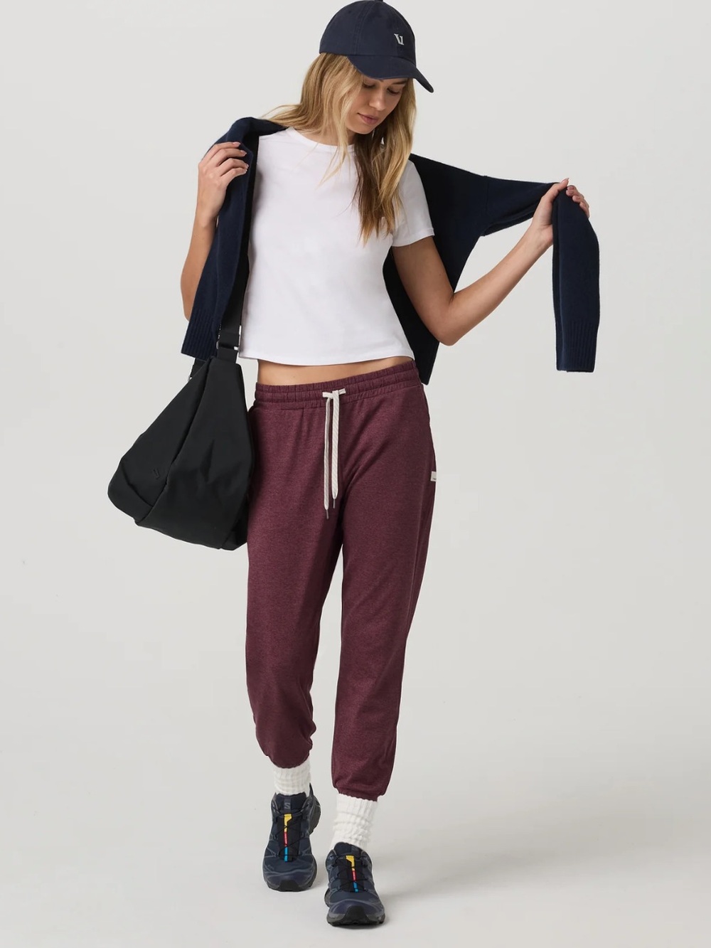 Vuori weekend performance joggers Xs Rosewood/Terracotta
